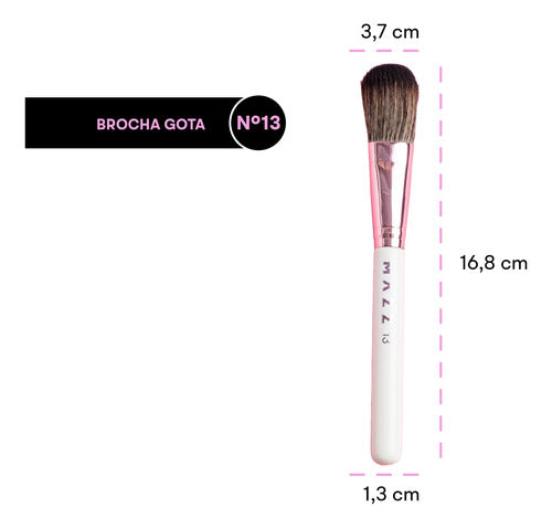 Mazz Make Up Set of 6 Brushes - Perfect for All Your Makeup Needs 7