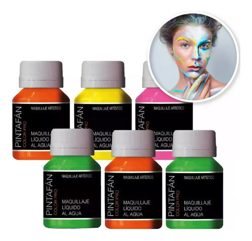 Pintafan Pack X6 Artistic Fluorescent Liquid Makeup 0