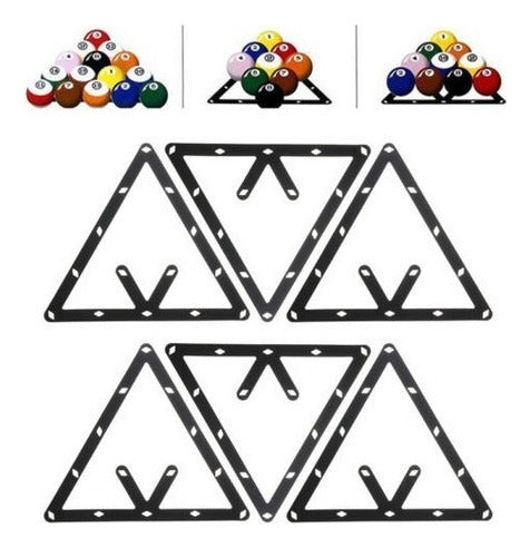 Magic Parrillas Pro Set of 6pcs 8, 9, and 10 Pool Balls 3