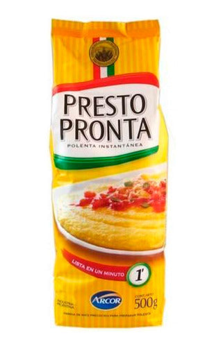 Pack X 24 Unid. Polenta   500 Gr Prestopr. Harinas De Maiz 0