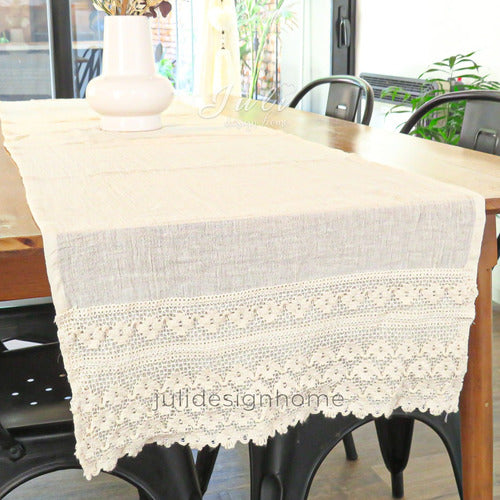 Boho Decorative Handcrafted Gauze Table Runners 2m 2