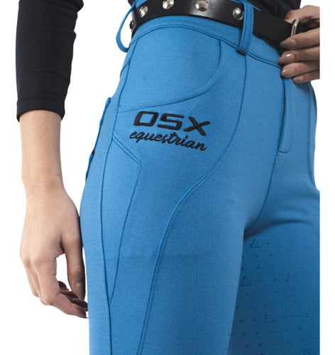 OSX QG Women's Riding Breeches with Fullgrip and Lycra Cuffs 5