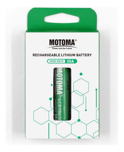 Motoma Combo Kit Cargador USB + Pila Motoma 18650 3000mAh 1