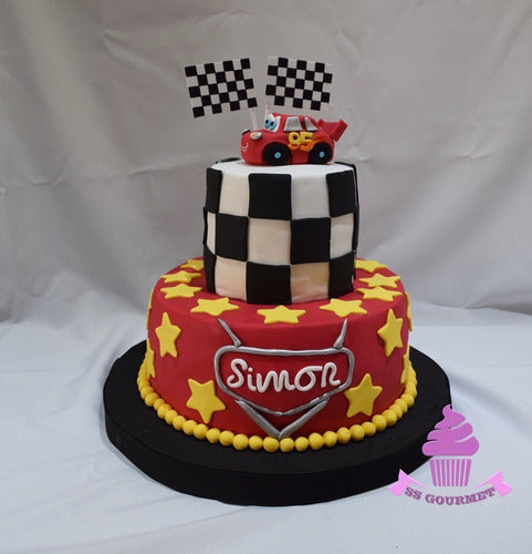 SS GOURMET Seña 50% Torta Cars 3k - Tortas Para Cumpleaños 0