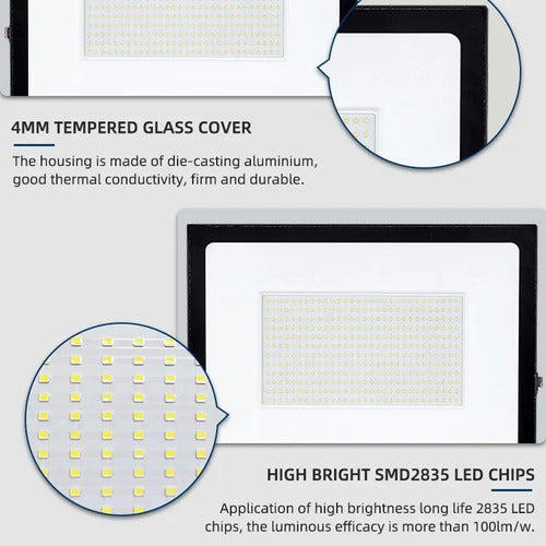 Pontec SA Reflector Led 150W Ip66 Calidad Superior Apto Exterior 6