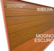 Forro De Pvc Imbuia - 1,00m² 4