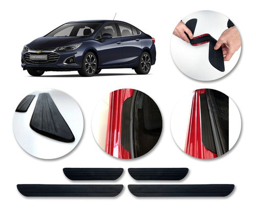 Kenny Molduras Black Bumpers for Chevrolet Cruze 4p 2020/23 5