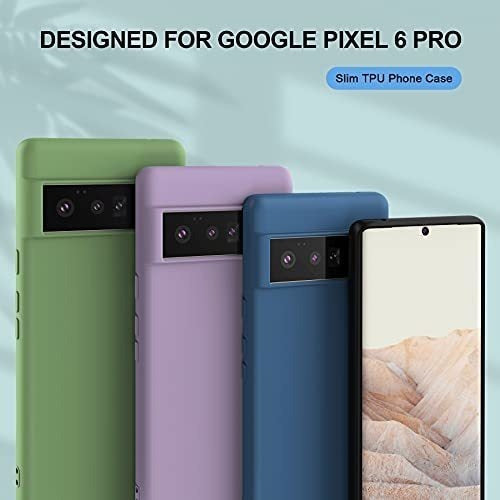 Foluu Silicone Case for Google Pixel 6 Pro Blue 1