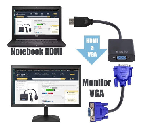 Duaitek HDMI to VGA Full HD Converter for Laptop 1