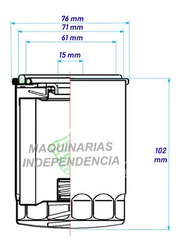 Xinchai Diesel Secondary Filter for Forklift JAC Xinchai A490BPG 1