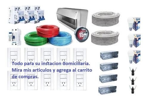 Sica Punto Toma Key Pack with Corrugated Pipe and Rectangular Boxes 6