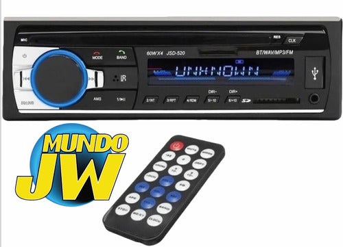 Car Stereo JSD-520 with USB, Bluetooth, and SD 1