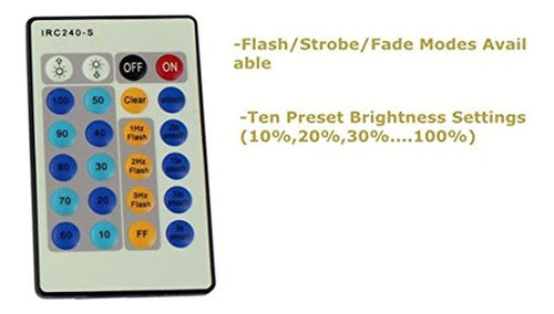 Xking Irc240-s 24 Key Ir Remote Led Dimmer Controller For 50 1