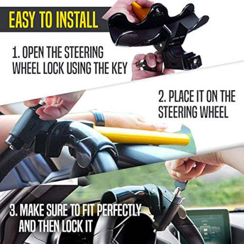 Zento - Universal Steering Wheel Lock 6