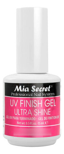 Mia Secret UV Finish Gel Top Coat Ultra Brillante 15 ml 0