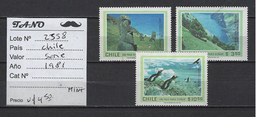 Lote2558 Chile Serie Estampillas Año 1981 Mint 1