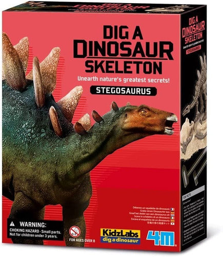 4M Dinosaur Excavation Kit - Find Stegosaurus Skeleton 0
