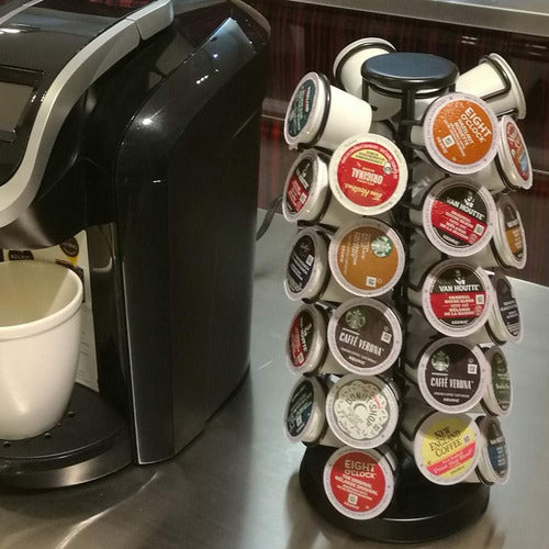 Estante Organizador De 40 Pods De Café Negro, Sin Ensamblar 4