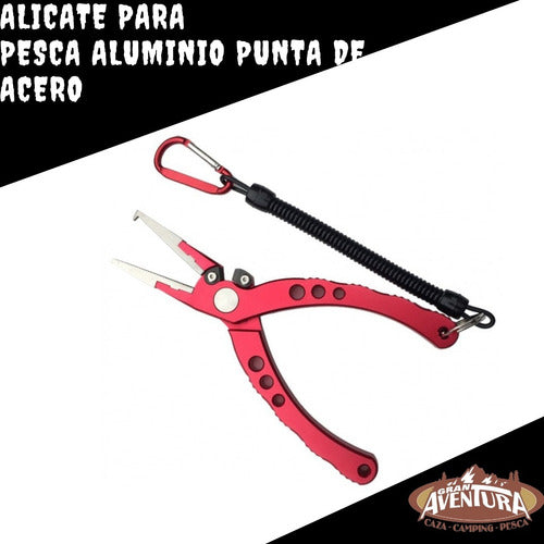 Alicate De Aluminio Con Punta De Acero Inox Para Pesca 4