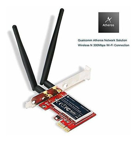 Febsmart Wireless N 24ghz 300mbps Pcie Adaptador De Red Inal 1