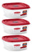 Rubbermaid Easy Find Lid Square 5-cup Recipiente De Almacena 0