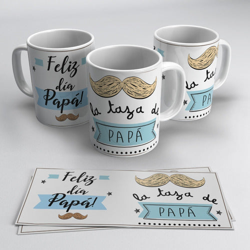 Father's Day Mug Design Templates Vectors + Gift 1