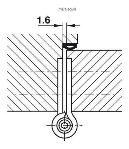 Häfele Spring Hinge 60kg 114 x 102 mm 3