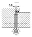 Häfele Spring Hinge 60kg 114 x 102 mm 3