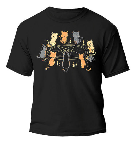 Kittens Ritual Spell 100% Cotton T-Shirt 0