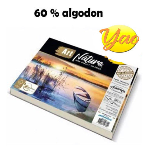 Plantec Block Art Nature 25x35 60% Algodon 300gr 1