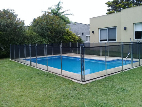 Removable Transparent Pool Fence Imported Fabric 7