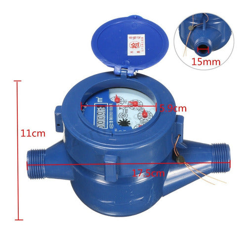 Contador Agua Fría Cuenta Litros Ose Separar Consumo Ideal 3