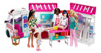 Conjunto Ambulância Resgate Da Barbie Luz E Som Mattel Hkt79 5