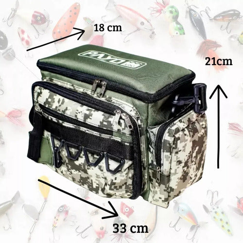 PAYO Vadeo Fishing Bag with 4 Boxes for Lures 1