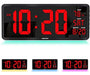 Yortot 16" Large Digital Wall Clock with Remote Control 0