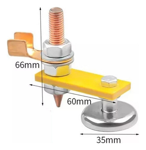 F Cabeça De Ímã Solda Única Máquina-ferramenta Fixar*2 2