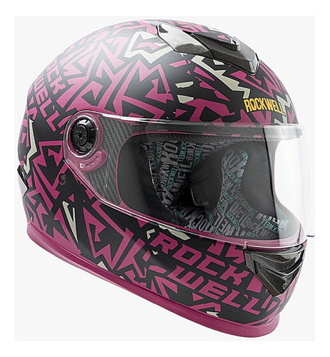 Rockwell Integral Helmet R929 Plain Syrah Matte Graphics 1