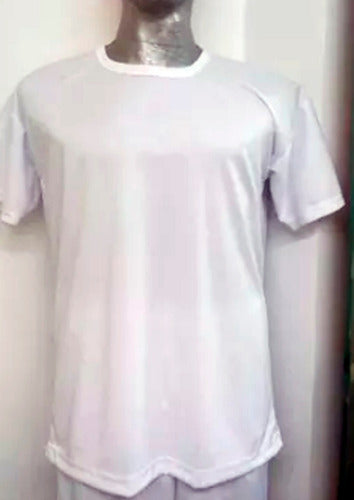 Plain White Dry Fit Sports Sublimation T-Shirts 2