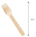 Biodegradable Wooden Disposable Forks - Pack of 100 1