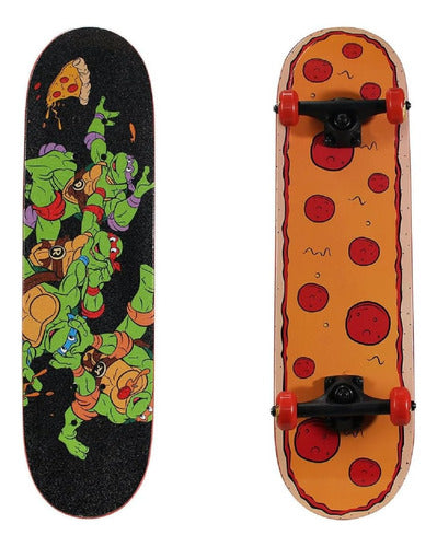 Patineta Skateboard Pizza Tortuga Ninja 28 0