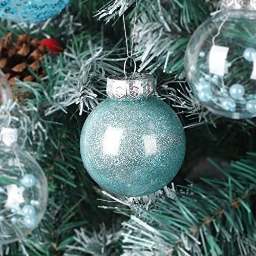 LessMo Blue Christmas Ball Ornaments - 6cm X 30u 4