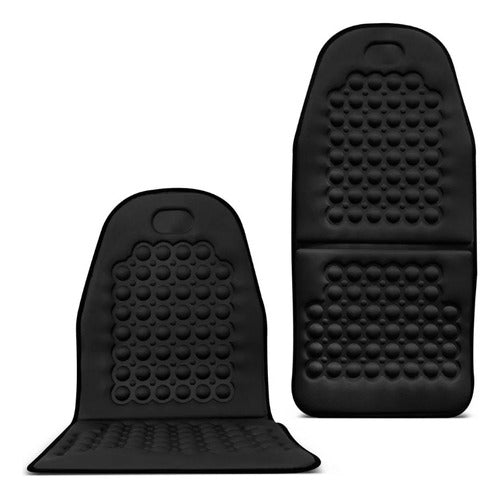Black Magnetic Massage Car Seat and Back Cover 4
