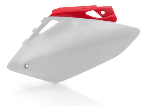 Acerbis Set of Side Panels White/Red for Honda CRF 450 R 2008 1