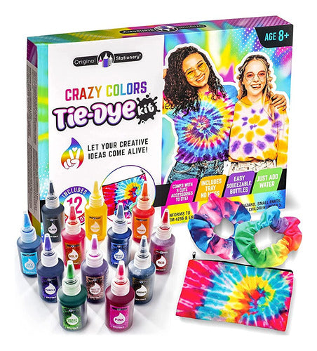 Original Stationery Color Crazy Tie Dye Kit, Fun Tie Dye Kit 0