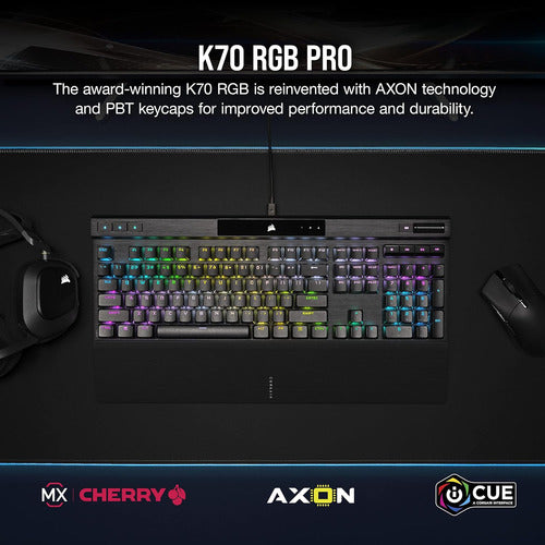 Teclado Mecánico Corsair K70 Rgb Pro Alámbrico Cherry Mx Rgb 1