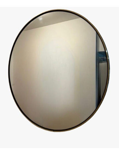 Vasa Round Mirror 50cm Diameter with PVC Frame 0