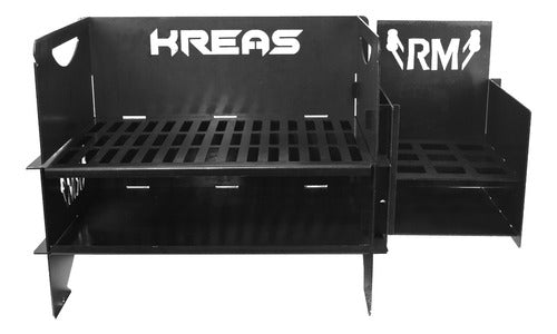 Portable Fire Pit Grill - Kreas with Balcony Grill 0