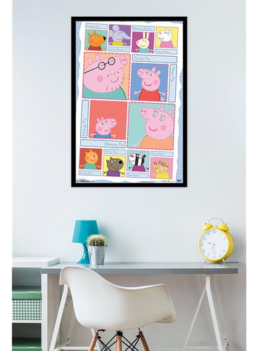 Trends International Wall Poster Peppa Pig Grid, 22.375 X 34 1