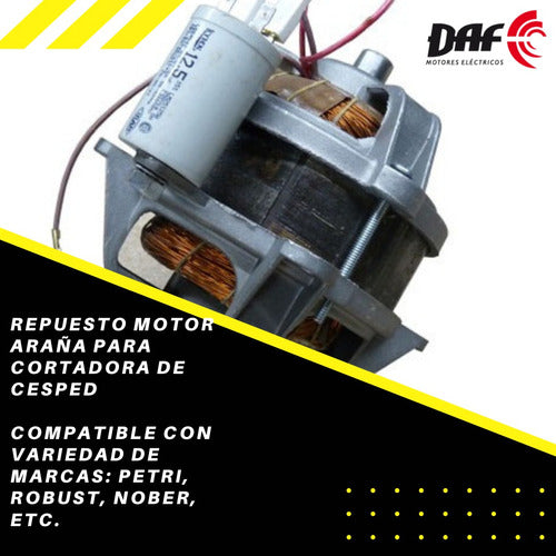 Daf Motor P/Cortadora De Cesped 1 Hp - Araña - Ind. Argentina 1