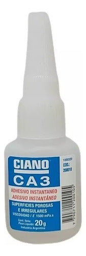 Ciano X6 Instantaneous Cyanoacrylate Adhesive Glue CA3 20g 1